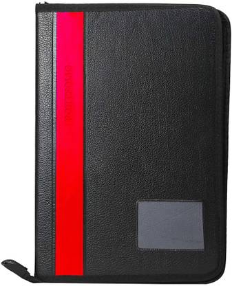 ZesTale PU Leather Light Weight File Folder/Document Holder(20 Leaves)
