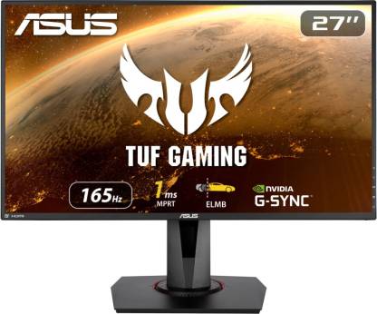 [For Canara Bank Credit Card] ASUS TUF 27 inch Full HD LED Backlit IPS Panel Gaming Monitor (VG279QR)  (Response Time: 1 ms, 165 Hz Refresh Rate)