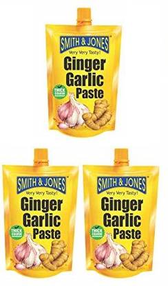smith and jones GINGER GARLIC PASTE PACK OF 3 (200G X 3)