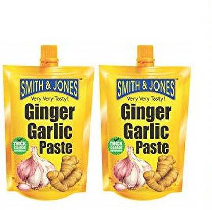 smith and jones GINGER GARLIC PASTE PACK OF 2 (200G X 2)
