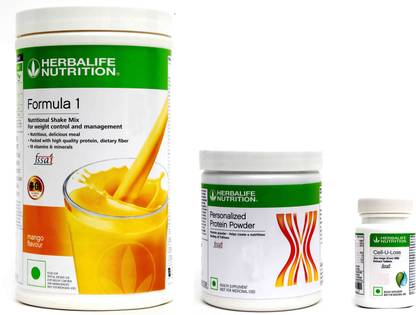 HERBALIFE weight loss formula 1 combo ( F1-Mango With Protein 200 gm And Cell u Loss ) Plant-Based Protein