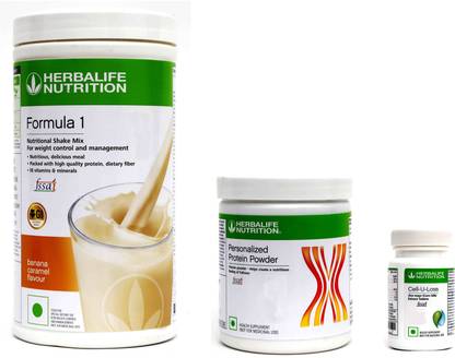 HERBALIFE weight loss formula 1 combo ( F1-Banana With Protein 200 gm And Cell u Loss ) Plant-Based Protein