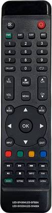 Akshita Compatible For LED-SF4304/LED-SF5004/LED-SF3204/LED-SF4004 LCD LED UHD TV Remote Control ( Chake Image With Old Remote ) INTEX Remote Controller