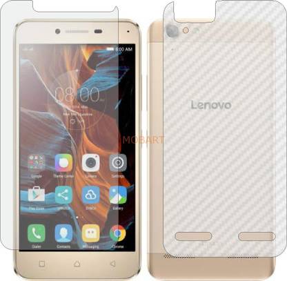 MOBART Front and Back Tempered Glass for LENOVO VIBE K5 PLUS (Front Matte Finish & Back 3d Carbon Fiber)