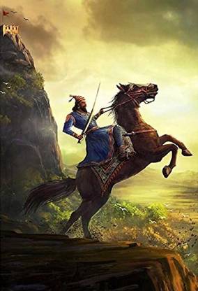 shivaji the great wallpaper poster Print Poster on 13x19 Inches Paper Print
