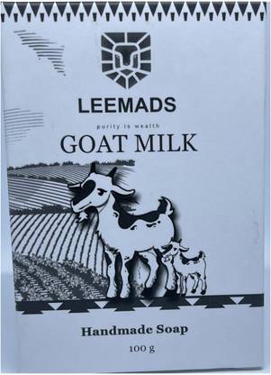 LEEMADS Goat Milk Hand Made Soap 100% natural No chemicals 100 / gram