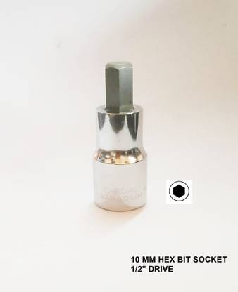 TOM / Autofit 10 MM Hex Bit Socket 1/2" Drive Socket Set