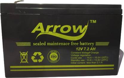Arrowpowertech ARROW 12V/7.2Ah SMF Battery AGM Solar Battery