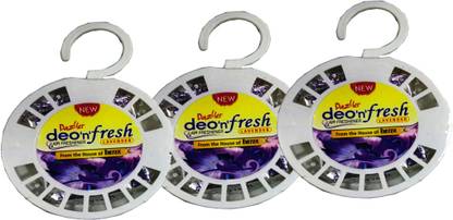 Dazzler Lavendor Blocks Deo'n Fresh Air Freshner Use For ( Office, Home, Toilet, Bedroom,& Living Room) 50 g Pack of-3