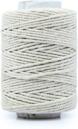 Craft Affair | Cotton Piping (40 Meter, Pack of 1) White Color | Used for Piping in Dresses.