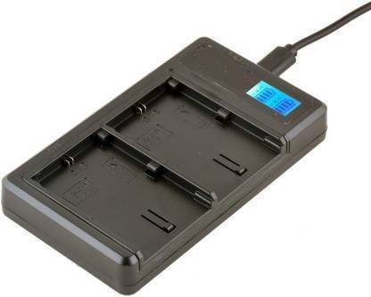 Digicom LP-E6 Dual Rapid Charger (with LCD Display) for Canon LP-E6 Rechargeable  Camera Battery Charger
