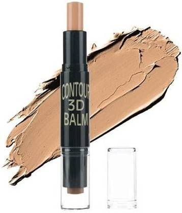 MYEONG 2 in 1 Dual Dark Concealer Bronzer Fluorescent Stick 3d Contour Balm Stick Concealer