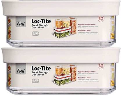 FELLI Plastic Fridge Container  - 500 ml