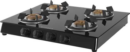 FABER SAVOY 4BB SS Glass Manual Gas Stove