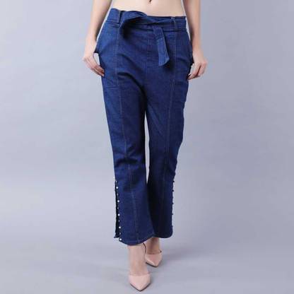Regular Women Dark Blue Jeans