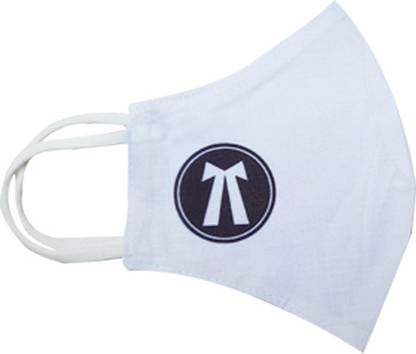 tulay Advocate logo Mask, Cotton 3 Layer , Reusable, Washable Face Mask Without Valve For Men, Women - 4 Pack, White Reusable, Washable Cloth Mask