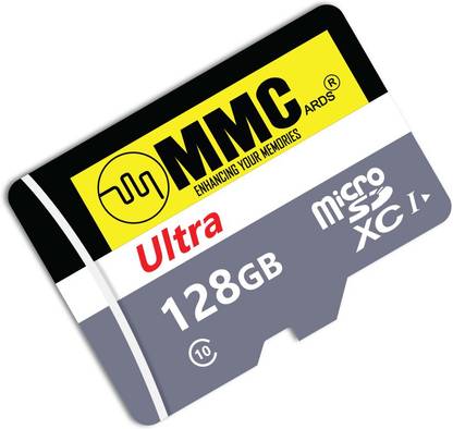 MMC 128GB 128 GB MicroSD Card Class 10 15 MB/s  Memory Card