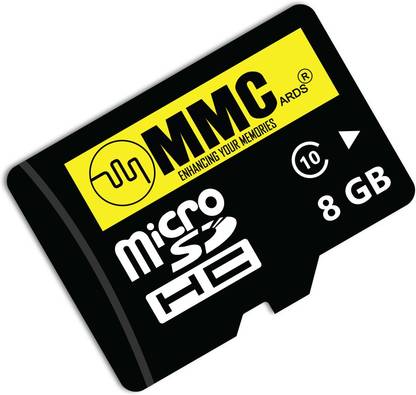 MMC 8GB Combo Micro SD card,Memory Card 8GB 8 GB MicroSD Card Class 10 15 MB/s  Memory Card Compatible with Mobile, Camera, Computer, Tablet