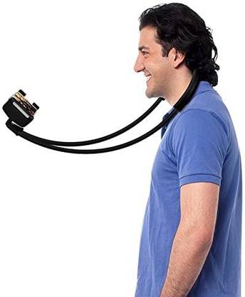 Viraan Lazy Bracket Universal 360 Degree Rotation Flexible Phone Selfie Holder Neck Bed Mount Anti-skid Mobile Holder