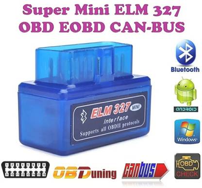 rgrinkumotors ELM 327 OBD READER BLUE OBD Reader