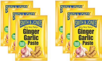 smith and jones GINGER GARLIC PASTE PACK OF 6 (25G X 6)