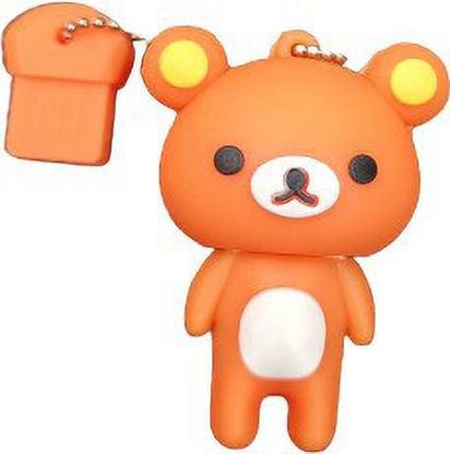 PANKREETI PDT327 Bear Cartoon Designer 32 GB Pen Drive Compatible with Netbook, Gaming Console, Desktop Computer, Television, Laptop USB 2.0 Rubber Case