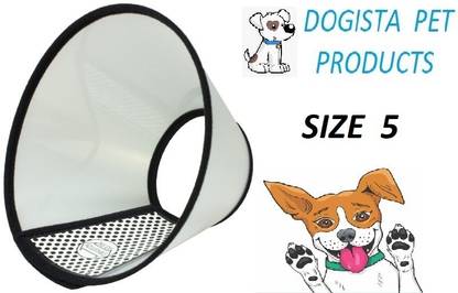DOGISTA PROTECTIVE ELIZABETHAN COLLAR SIZE NO. 5 Dog & Cat Head Collar