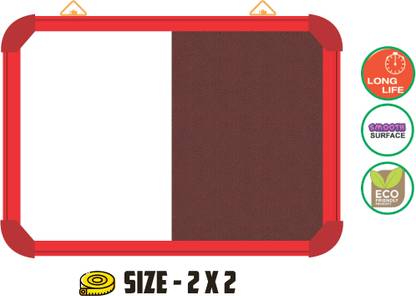 Sunway Display System NON MAGNETIC board for office & school lightweight 2*2 feet, RED Aluminium(D RUST)Bulletin Board Bulletin Board NON MAGNETIC BOARD Bulletin Board CORK Bulletin Board