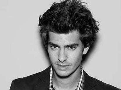 Actors Andrew Garfield Black White Face Matte Finish Poster Paper Print