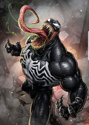 Venom Man Marvel Spider Matte Finish Poster Paper Print