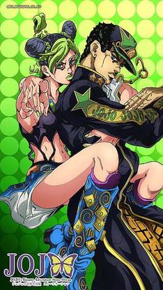 Jotaroxjolyne Hirohiko Araki Jojo Jojo Bizarre Adventure Jolyne Kujo Jotaro Kujo Part 6 Matte Finish Poster Paper Print