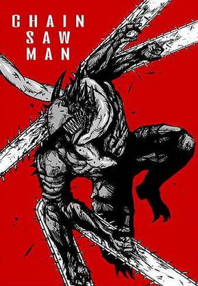 Chainsaw Man Manga Chainsawman Denji Anime Matte Finish Poster Paper Print