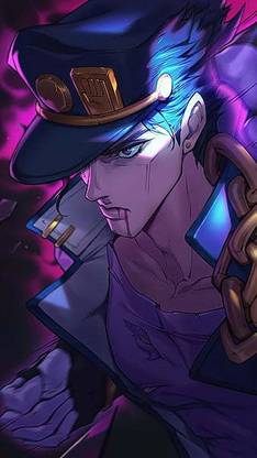 Jotaro Kujo Adventure Anime Jojos Bizarre Manga Matte Finish Poster Paper Print