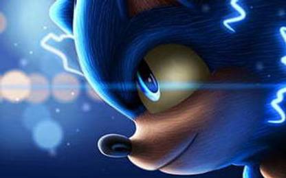 Sonic Close Up Sonic The Hedgehog 3D Art 2020 Movie Poster Blue Sonic Matte Finish Poster Paper Print
