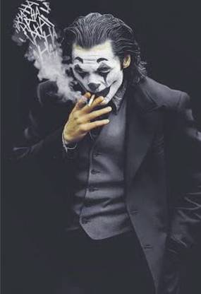 Art Galaxy Attitude Joker Paper Print