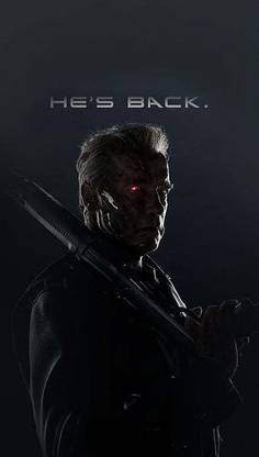 Terminator Back Matte Finish Poster Paper Print