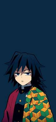 Giyu Tomioka Anime Azul Kimetsu No Yaiba Kny Matte Finish Poster Paper Print