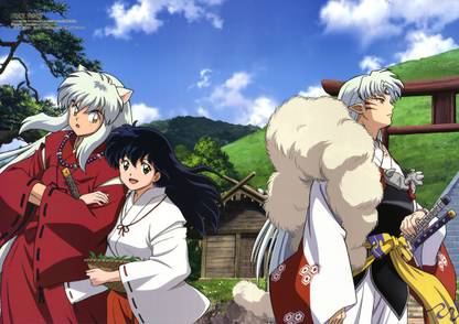 Inu Yasha Anime Series Matte Finish Poster Paper Print
