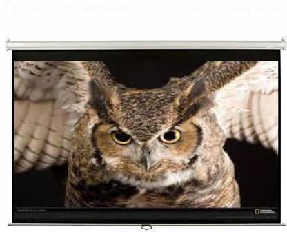 Savsol Imported Universal Auto-Lock Projector Screen , 120" Diagonal, 8 Ft (W) x 6 Ft (H) ,Supports Full HD 1080 P, UHD, 3D & 4K, 4:03 Aspect Ratio(White) Projector Screen (Width 243 cm x 182 cm Height)