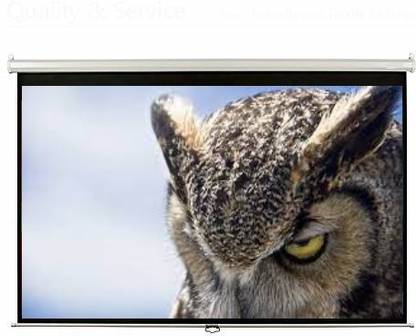 Savsol Imported Universal Auto-Lock Projector Screen ,8 Ft (W) x 6 Ft (H) , 120 Inches Diagonal, Supports Full HD 1080 P, UHD, 3D & 4K, 4:03 Aspect Ratio Projector Screen (Width 243 cm x 182 cm Height)