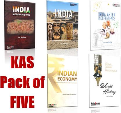Kas Rank File Pack Of Five (Kerala Administrative Service) (Degree Level Mains Rank File)