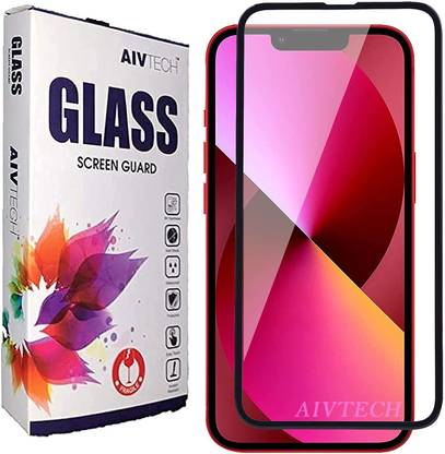 AIV TECH Edge To Edge Tempered Glass for Apple Iphone 13 / Apple Iphone 13 Pro