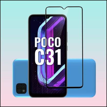 AEROBLADE Edge To Edge Tempered Glass for POCO C31