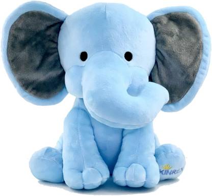Frantic Premium Quality 25CM Blue Elephant Soft Toy  - 25 cm