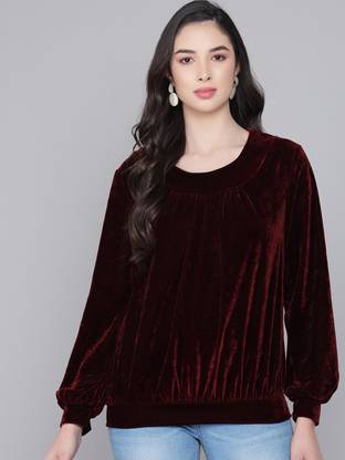 Party Women Maroon Top