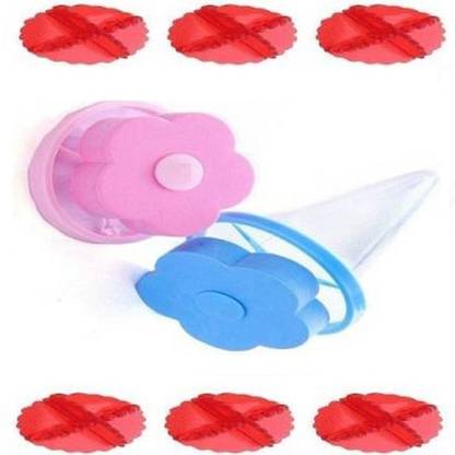 YTM Floating Lint Mesh Net Filter 2 Pc with Washing Maching Ball 6 PC(Pack of 8) Detergent Bar