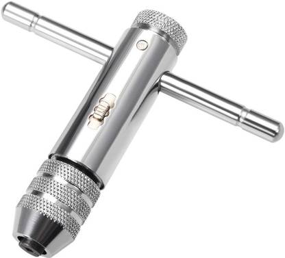 uptodatetools Adjustable T-Handle Ratchet Tap Wrench Kit M3-M8 Single Sided Rachet Wrench