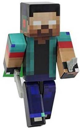 Yunona Herobrine Boy Action Figure Toy 4 Inch Custom Series Figurines [Not an Official