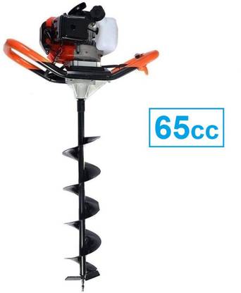 SINAL 65cc Heavy Petrol Earth Auger Drill with 150mm Thick Bit for Hole in Soil Auger Drill