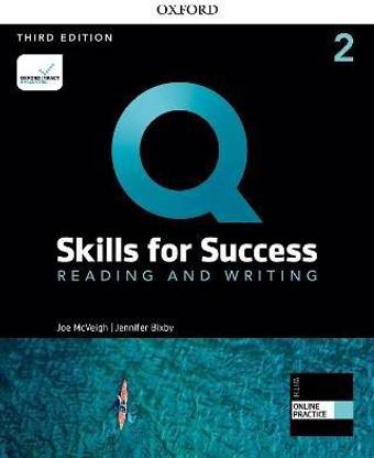 Q: Skills for Success: Level 2: Reading and Writing Student Book with iQ Online Practice